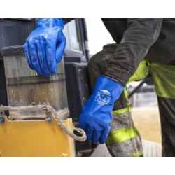 Par de guantes químicos con forro para el frío 7350, TEGERA 2