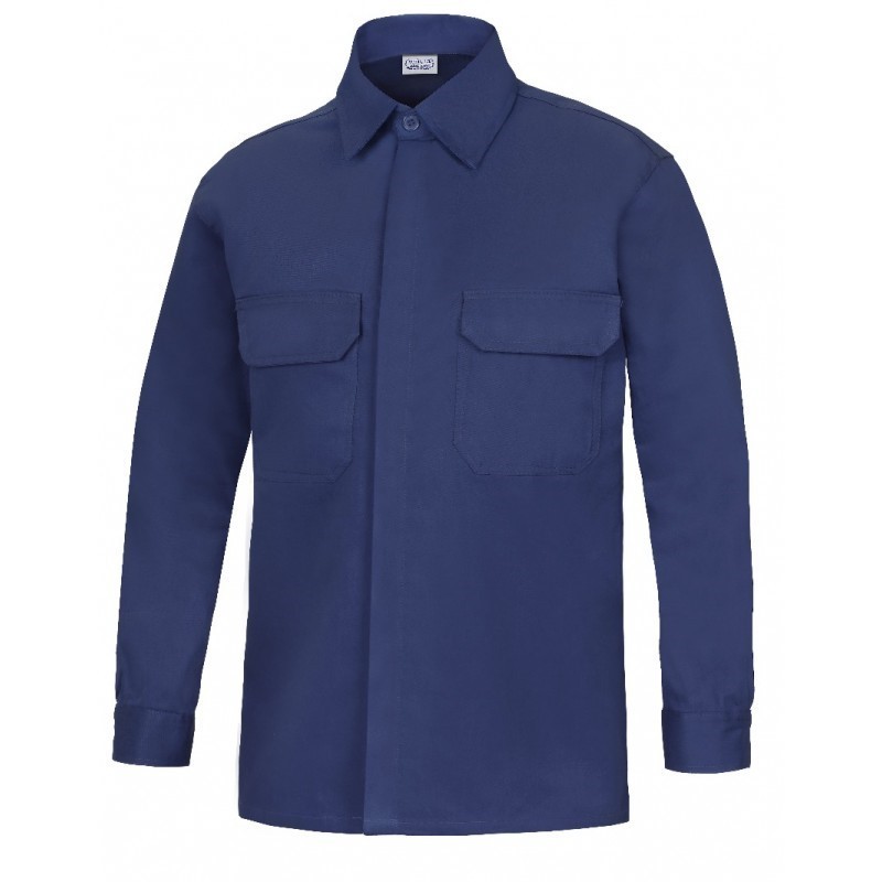Camisa ignífuga y antiestática Azul Marino IA23