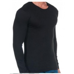 Camiseta interior laboral térmica HOMBRE negra TERMALTECH