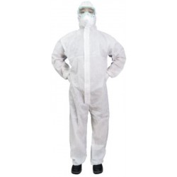 Buzo desechable blanco HXCR-03 protección polvo Tipo 5/6
