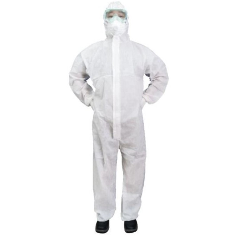 Buzo desechable blanco HXCR-03 protección polvo Tipo 5/6
