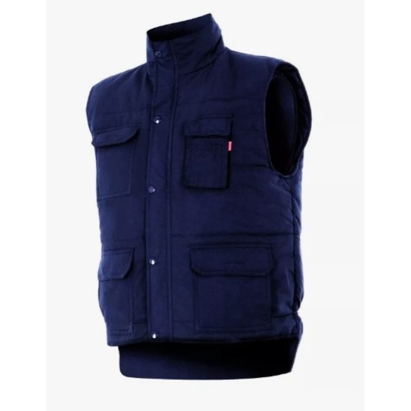 Chaleco multibolsillos ACOLCHADO frío Serie 108 Azul Marino