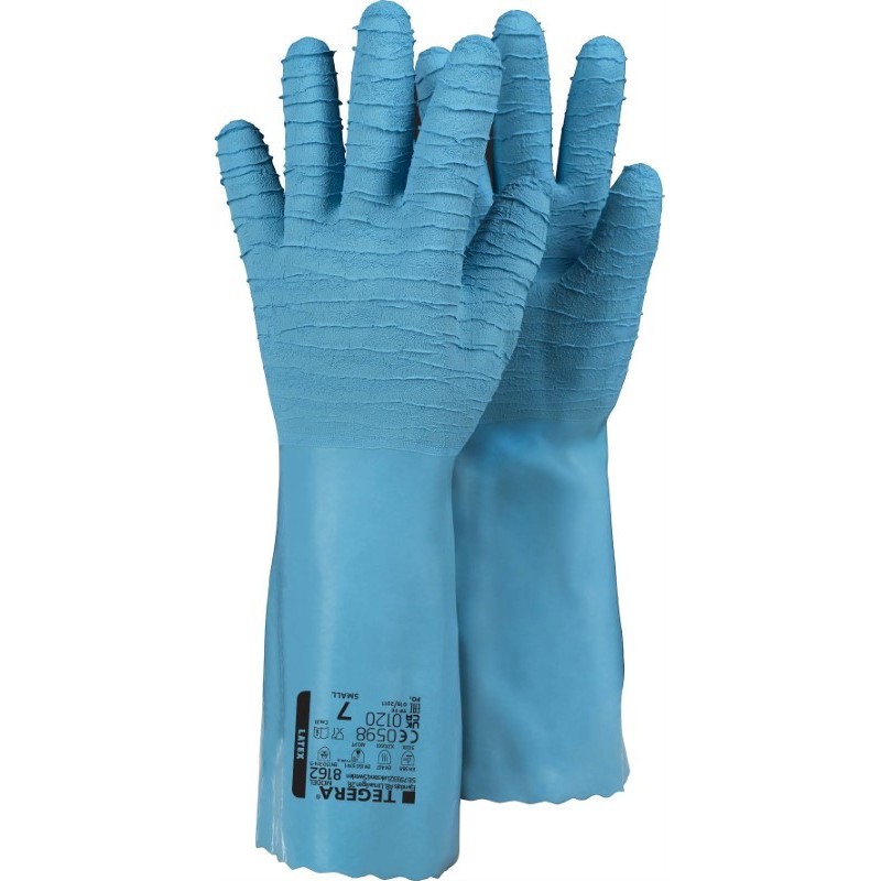 Par de guantes de látex 35 cm, ref. 8162, TEGERA