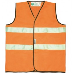 Chaleco alta visibilidad Naranja Ref. 6040, con bandas 3M