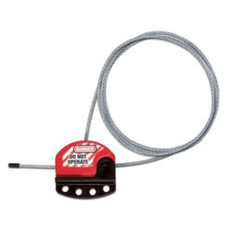 Cable de bloqueo ajustable  S806 – Longitud: 1,80 m – Diámetro del cable: 4 mm