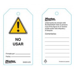 Guardian Extreme™ Etiqueta "No usar"  S4331LES (6 etiquetas por paquete)