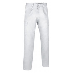 Pantalón multibolsillos blanco COOLWORK KEY