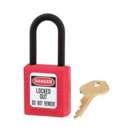 Candado de Zenex 406RED - Llaves diferentes - Retención de llave