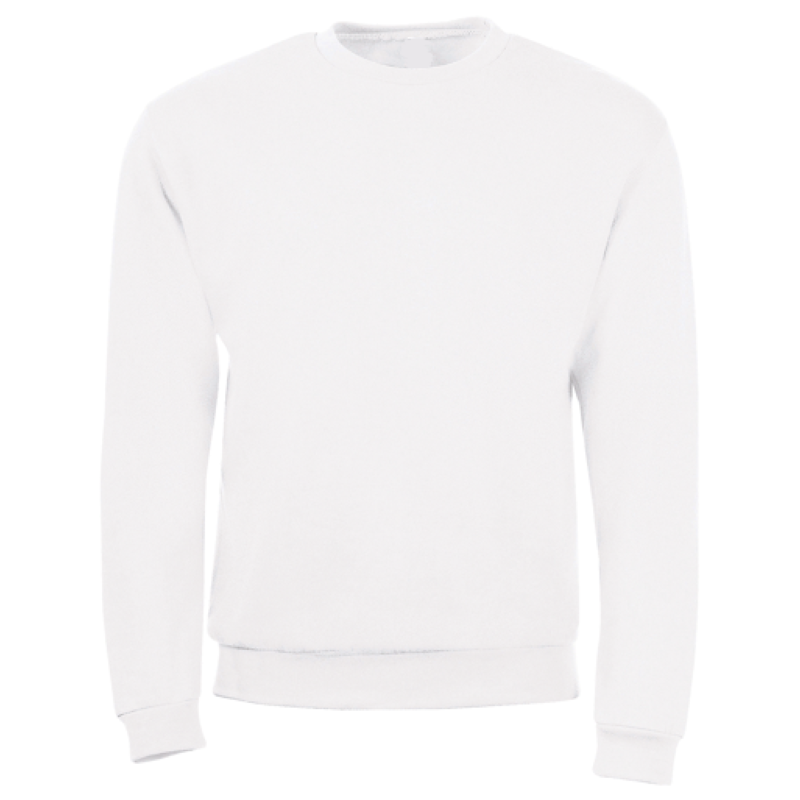 Sudadera Blanca cuello redondo COOLWORK KEY