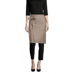 Delantal laboral medio color cuerda GREENWICH beige 90 X 65 cm., 88020. PLAZO...