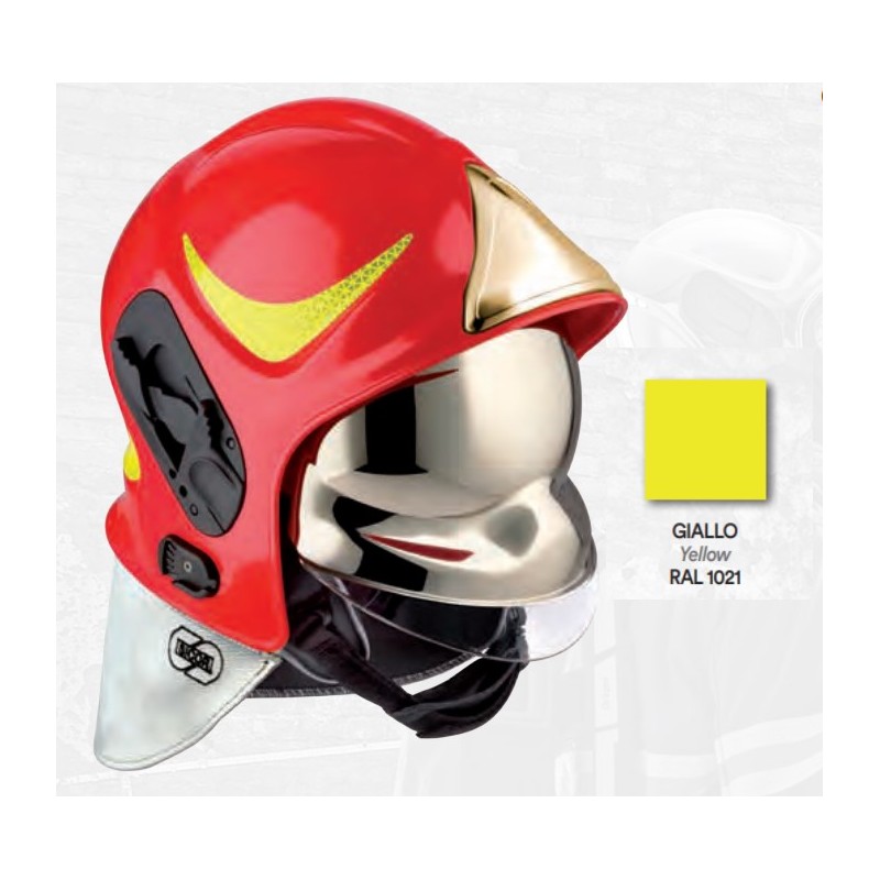 Casco de bombero VFR EVO 1 AMARILLO FLUOR, SICOR, CONSULTAR PLAZO