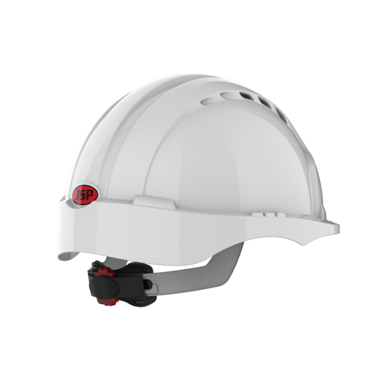 Casco de seguridad industrial EVO®3 Blanco, Ajuste con Rueda, Visera Corta,...