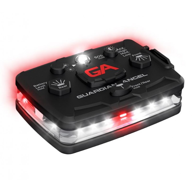 Sistema de iluminación portátil Guardian Ángel GA-ELT-WR, blanco y rojo