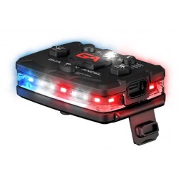 Sistema de iluminación portátil Guardian Ángel GA-ELT-RB, rojo y azul 3