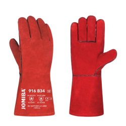 Par de guantes piel serraje, ref. 916 B34, JOMIBA 3