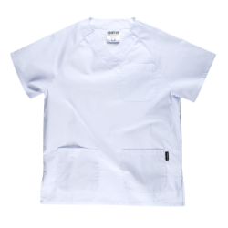 Conjunto unisex de casaca y pantalón color blanco, ref. B9110,  WORKTEAM