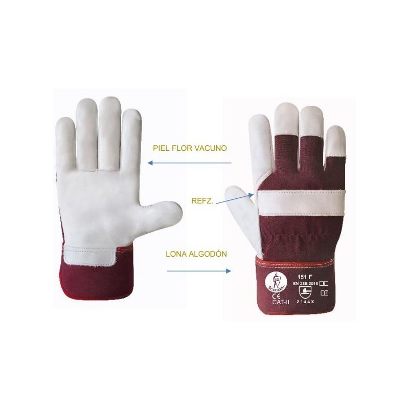 Par de guantes 151 F 14 CM, JOMIBA