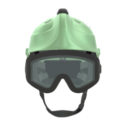 Casco EOM fotoluminiscente con gafas banda elástica, SICOR