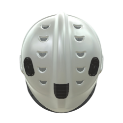 Casco EOM blanco con gafas banda elástica, SICOR 3