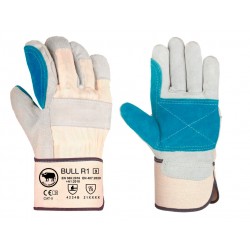 Par de guantes piel serraje BULL R1, JOMIBA 3