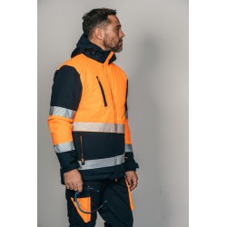 Parka alta visibilidad HOMBRE KINGSMANN STARLIGHT con guata, Azul Marino con...