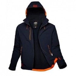 Chaqueta azul marino, CHELSEA EVOLUTION HOOD SOFTSHELL 74140_590, Helly Hansen