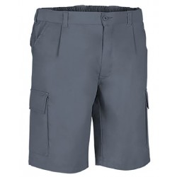 Bermuda Multibolsillos gris para Trabajo|Coolwork Key