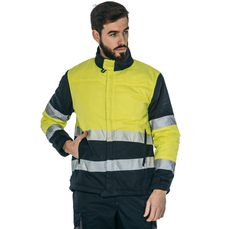 Cazadora alta visibilidad HOMBRE KINGSMANN STARLIGHT, Azul Marino con...