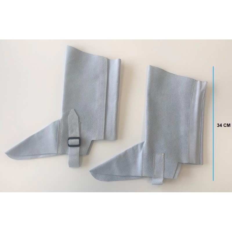 Par de polainas de serraje Soldador LPE 554  34 cm