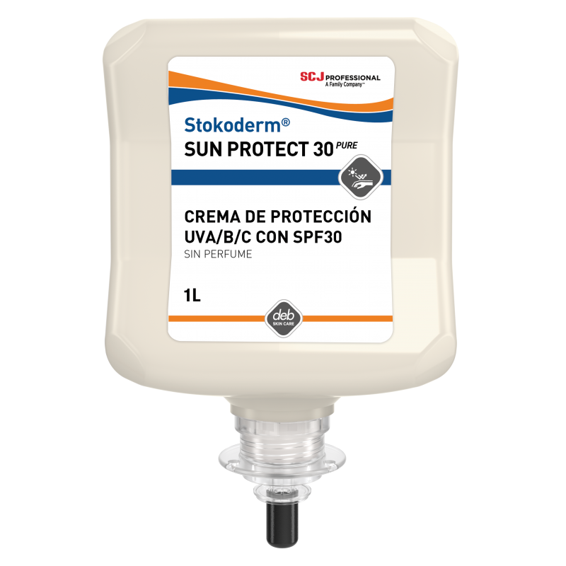 Pack 12 uds - crema de protección solar uso profesional SPF 30, 1L