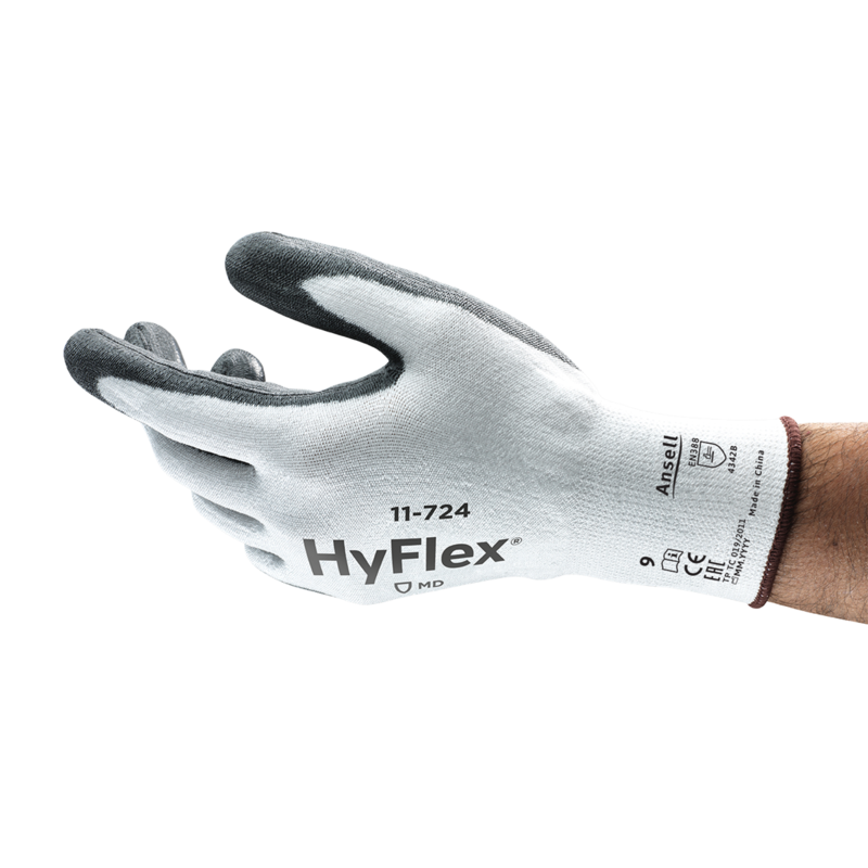 Par de guantes con protección ligera contra cortes HyFlex ref. 11-724, ANSELL