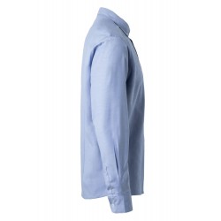 Camisa Oxford Stretch celeste manga larga para hombre | Velilla 405004S 3