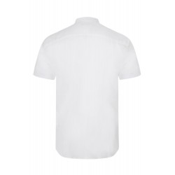 Camisa Oxford Stretch Blanca Manga Corta para Hombre | Velilla 405024S 4