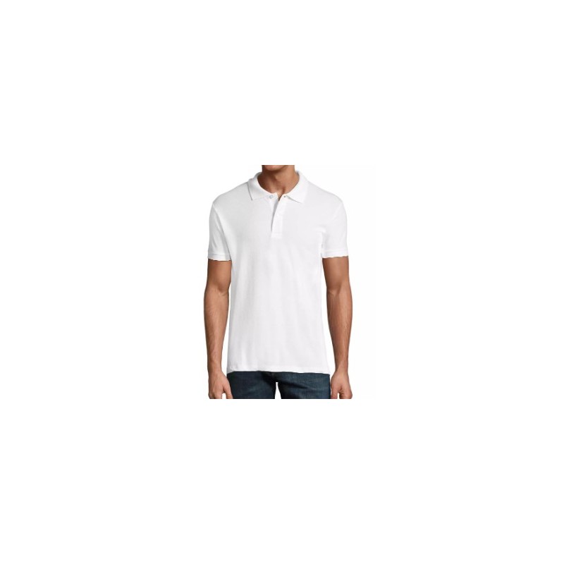 Polo Manga Corta Blanco HOMBRE 11346
