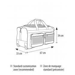 Bolsa de viaje con ruedas SOL'S Voyager 71000 Negro 1