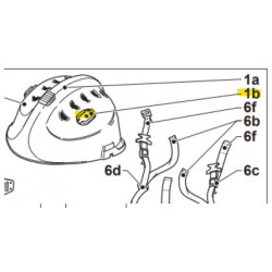 Soporte linterna 1B casco EOM, SICOR 1