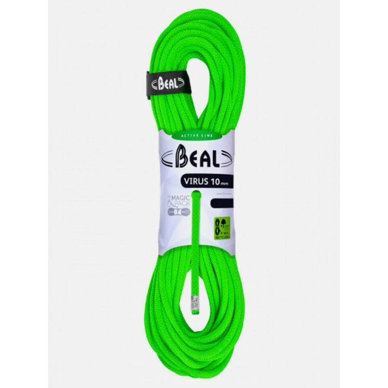 Cuerda VIRUS 200M Verde 10 mm, BEAL