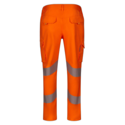 Pantalón stretch cinta segmentada NARANJA FLÚOR, ref: 303009S, Velilla 2