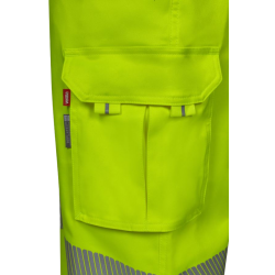 Pantalón stretch cinta segmentada AMARILLO FLÚOR, ref: 303009S, Velilla 3