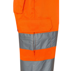 Bermudas multibolsillos color naranja flúor, ref. 303005, Velilla 4