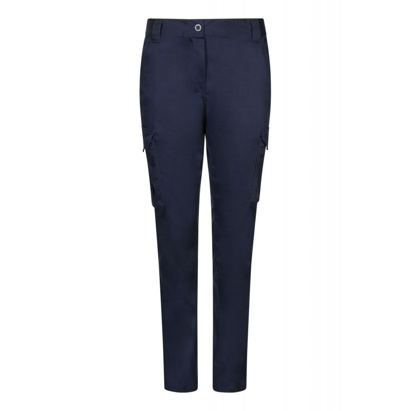 Pantalon azul marino Stretch multibolsillos mujer, 103002SW_61, VELILLA