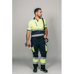 Polo alta visibilidad HOMBRE KINGSMANN STARLIGHT manga corta 100% Poliéster,... 4