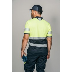 Polo alta visibilidad HOMBRE KINGSMANN STARLIGHT manga corta 65/35, Azul... 3