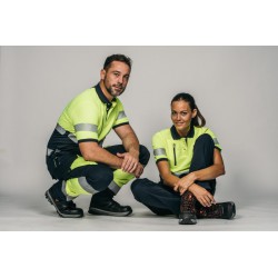 Polo alta visibilidad HOMBRE KINGSMANN STARLIGHT manga corta 65/35, Azul... 7