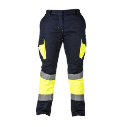 Pantalón alta visibilidad MUJER KINGSMANN STARLIGHT, Azul Marino con Amarillo... 1