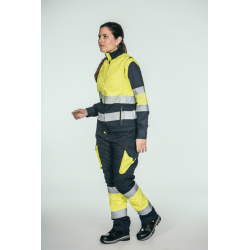 Pantalón ACOLCHADO alta visibilidad MUJER KINGSMANN STARLIGHT, Azul Marino... 12