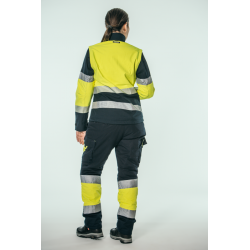 Pantalón alta visibilidad MUJER KINGSMANN STARLIGHT para rodilleras, Azul... 5