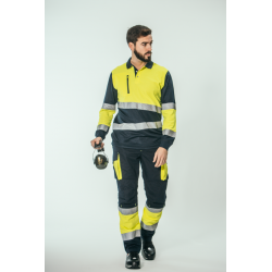 Pantalón alta visibilidad HOMBRE KINGSMANN STARLIGHT, Azul Marino con... 3