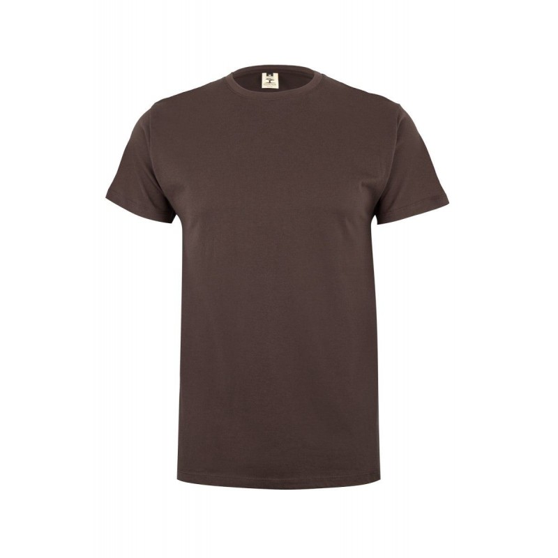 Camiseta unisex manga corta color Marrón