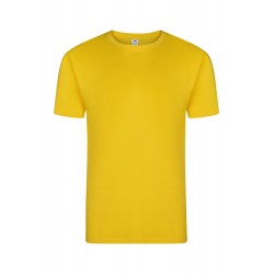 Camiseta unisex manga corta color Amarillo